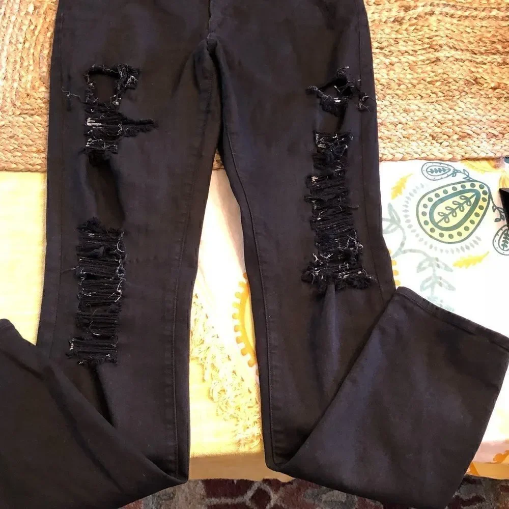 NWOT Frame Denim Le Color Rip Skinny Jeans 30